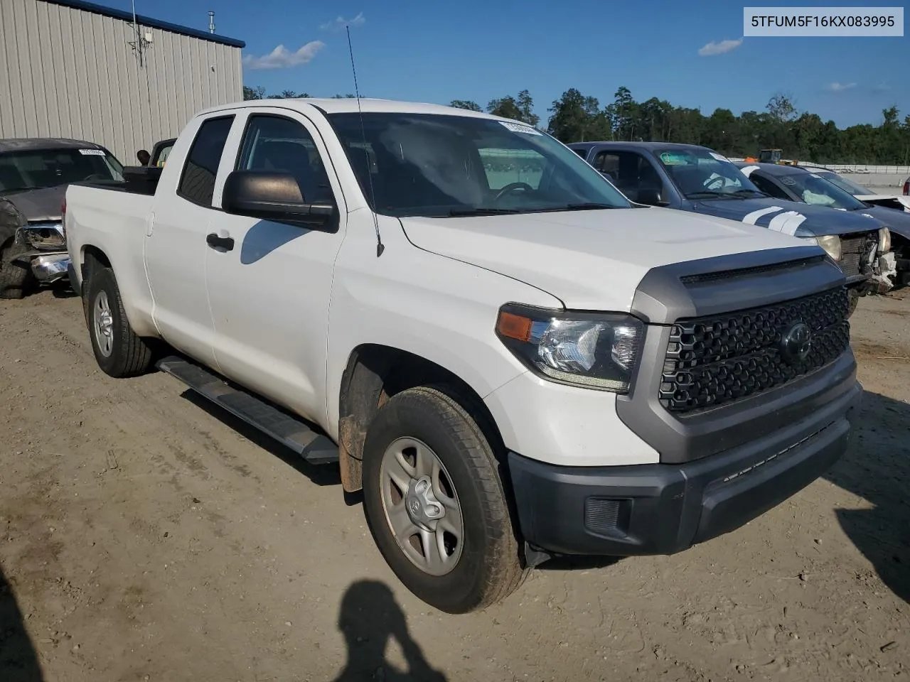 2019 Toyota Tundra Double Cab Sr VIN: 5TFUM5F16KX083995 Lot: 72506944