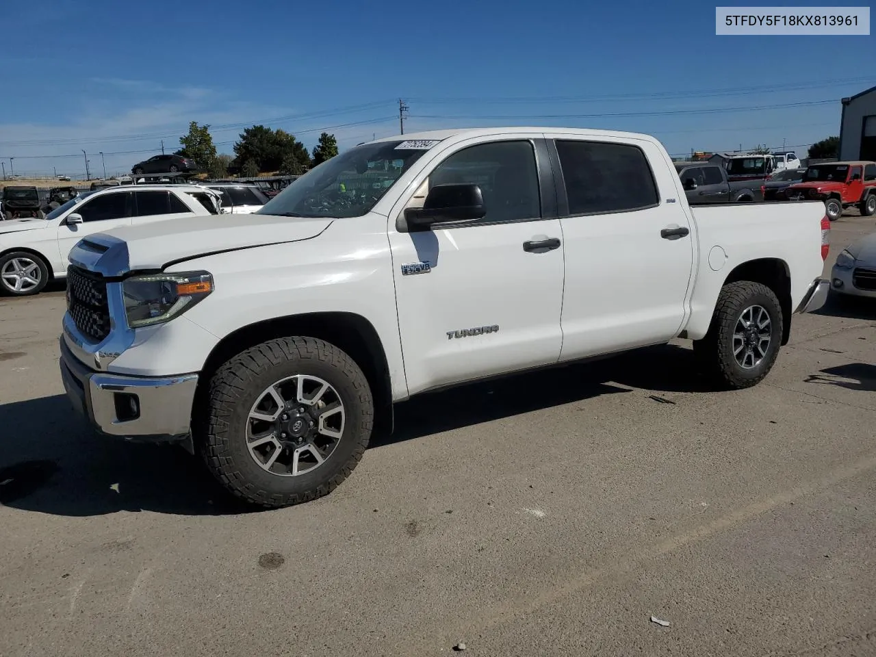 2019 Toyota Tundra Crewmax Sr5 VIN: 5TFDY5F18KX813961 Lot: 72752394