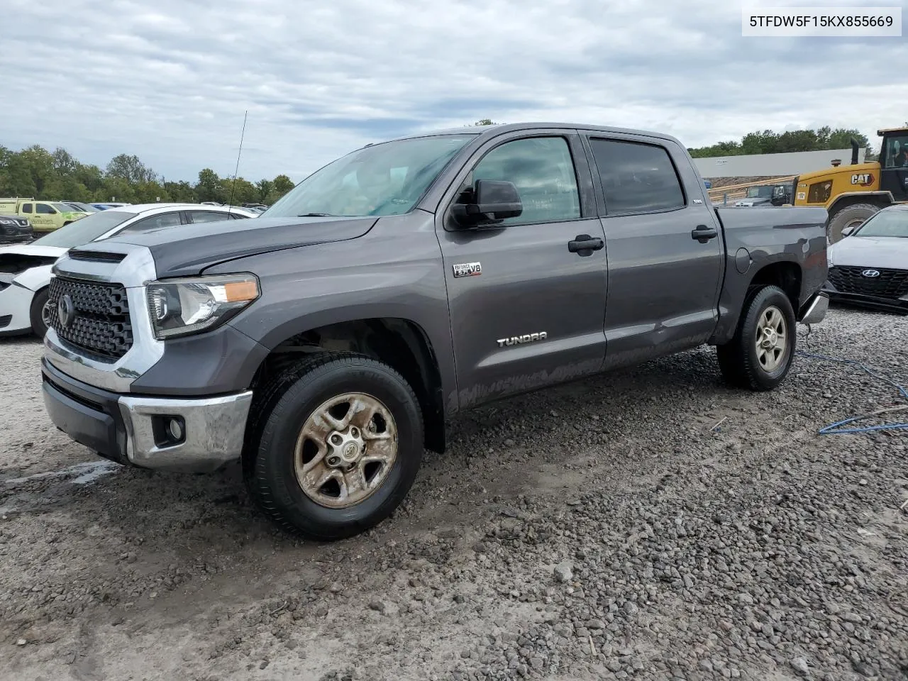 5TFDW5F15KX855669 2019 Toyota Tundra Crewmax Sr5