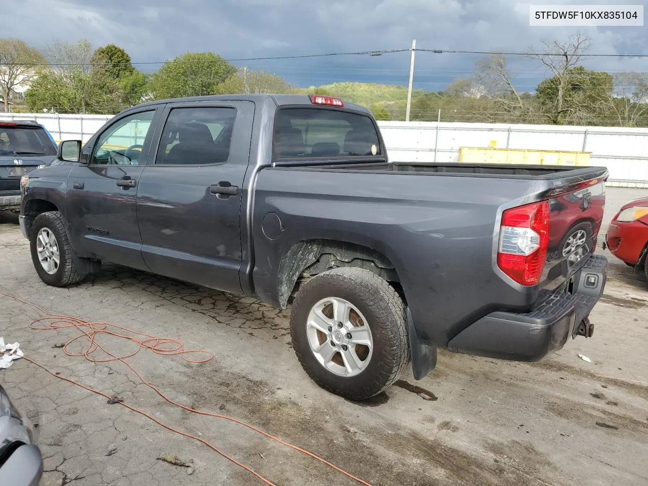 2019 Toyota Tundra Crewmax Sr5 VIN: 5TFDW5F10KX835104 Lot: 73547714