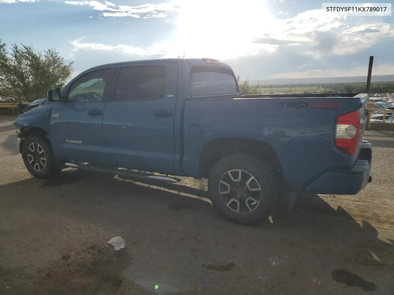 2019 Toyota Tundra Crewmax Sr5 VIN: 5TFDY5F11KX789017 Lot: 73554204