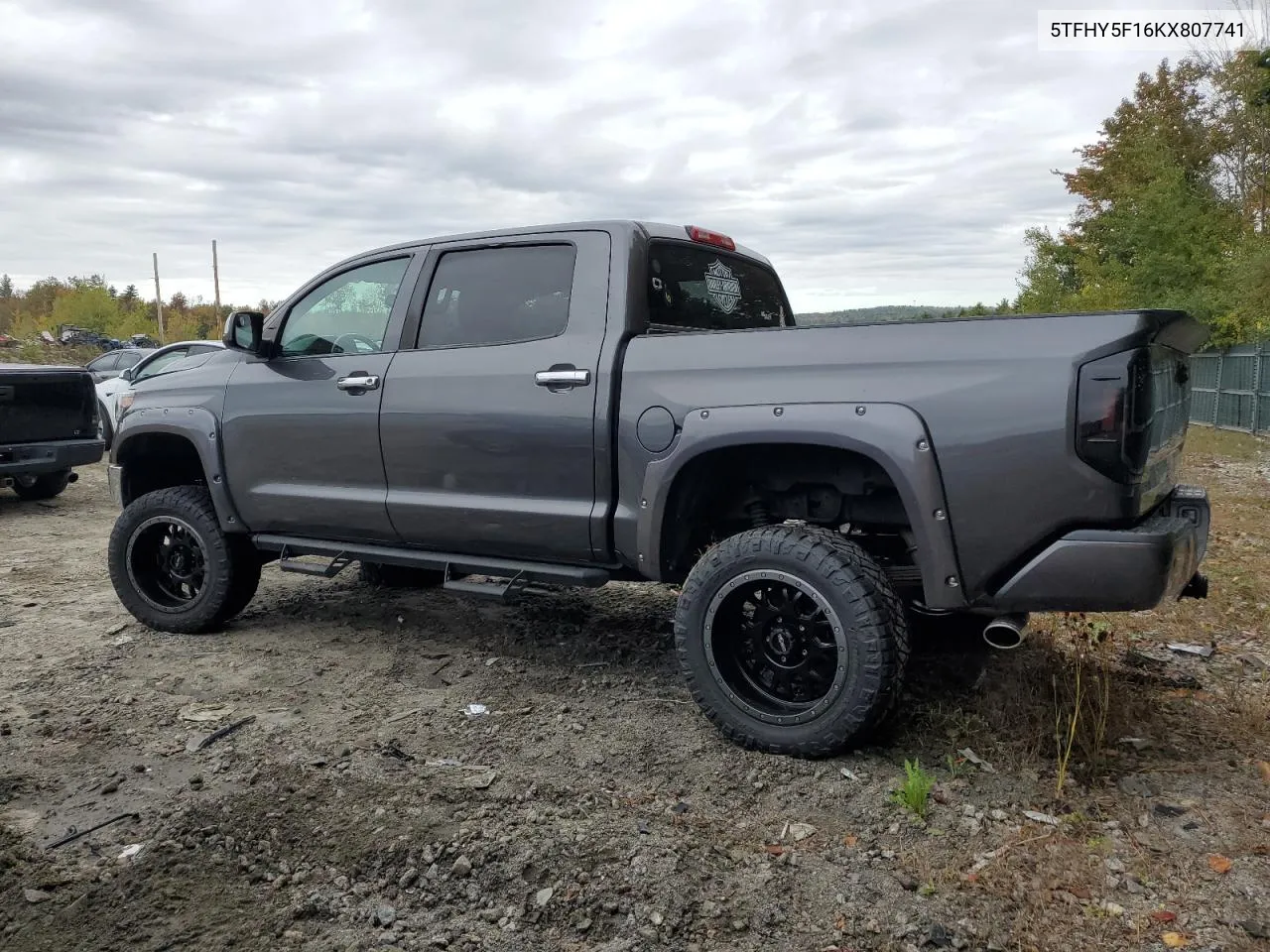 2019 Toyota Tundra Crewmax Limited VIN: 5TFHY5F16KX807741 Lot: 73580604