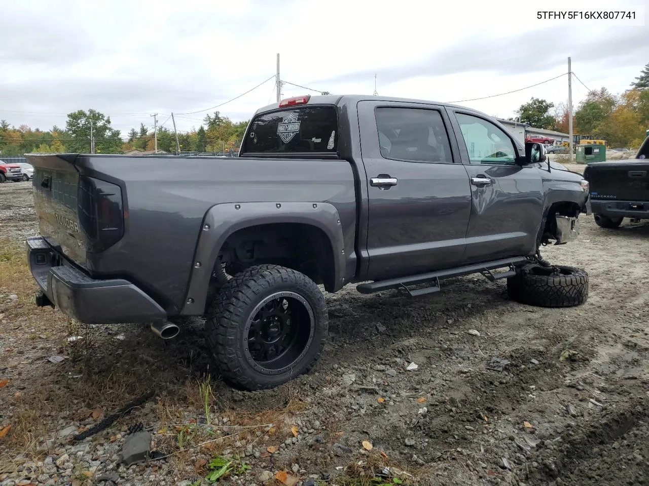 2019 Toyota Tundra Crewmax Limited VIN: 5TFHY5F16KX807741 Lot: 73580604