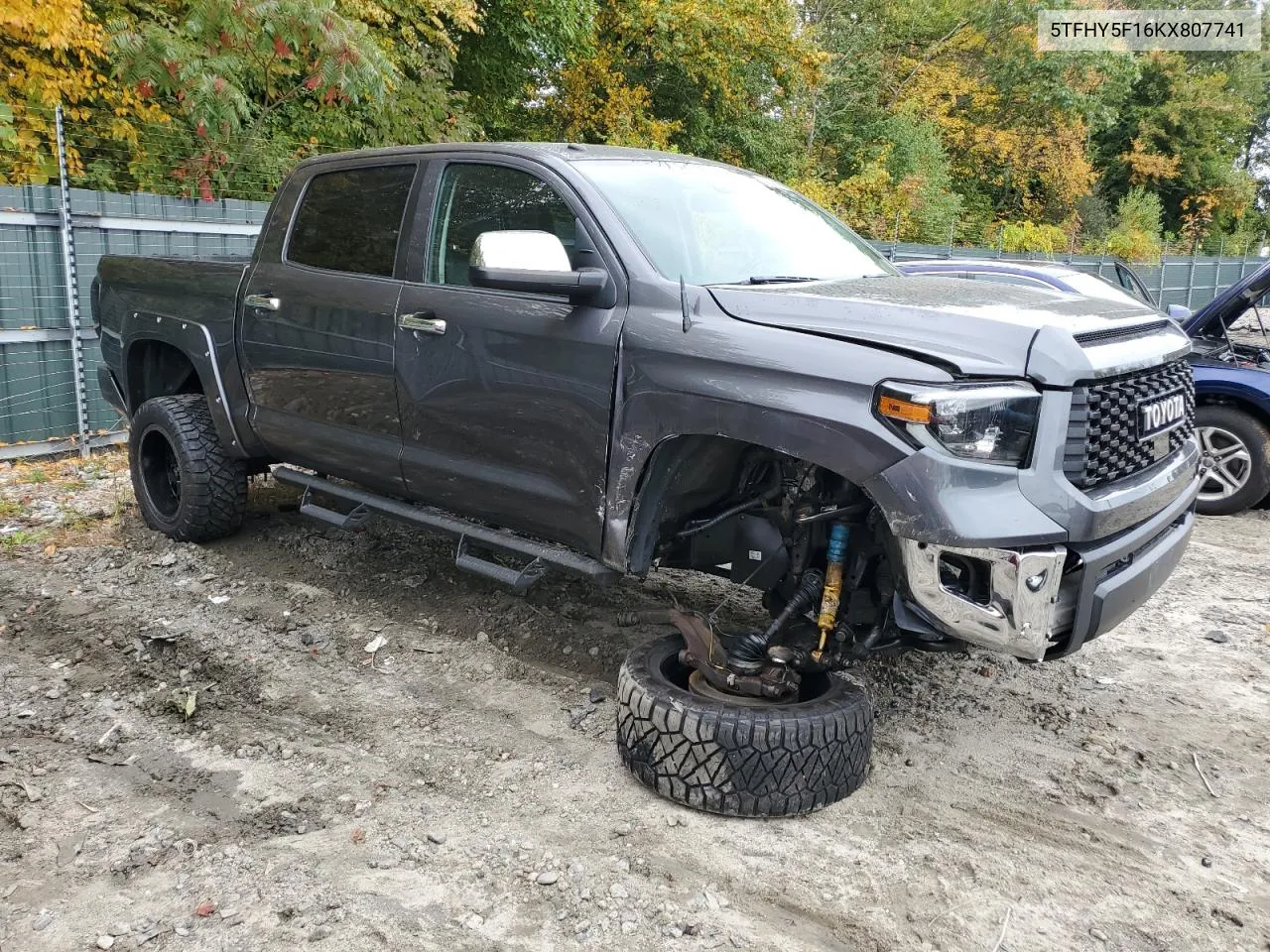 2019 Toyota Tundra Crewmax Limited VIN: 5TFHY5F16KX807741 Lot: 73580604