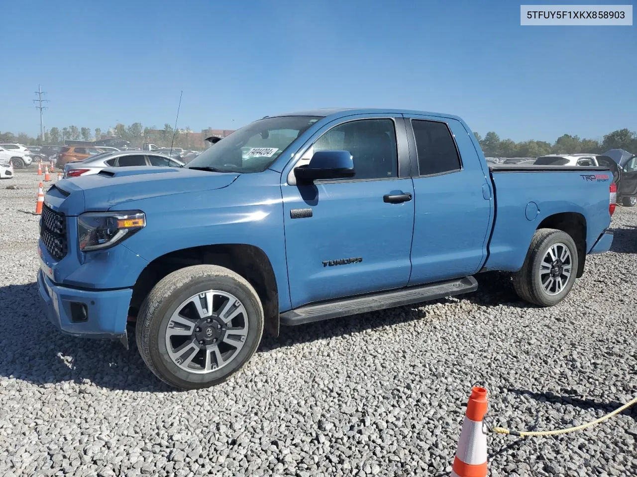 5TFUY5F1XKX858903 2019 Toyota Tundra Double Cab Sr