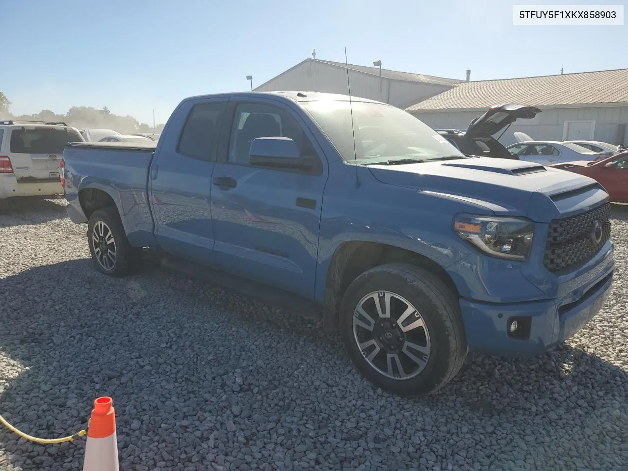 2019 Toyota Tundra Double Cab Sr VIN: 5TFUY5F1XKX858903 Lot: 74044204