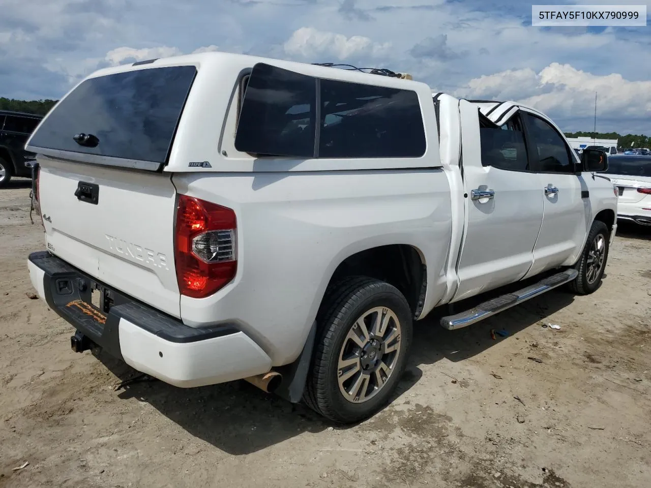 2019 Toyota Tundra Crewmax 1794 VIN: 5TFAY5F10KX790999 Lot: 74062364