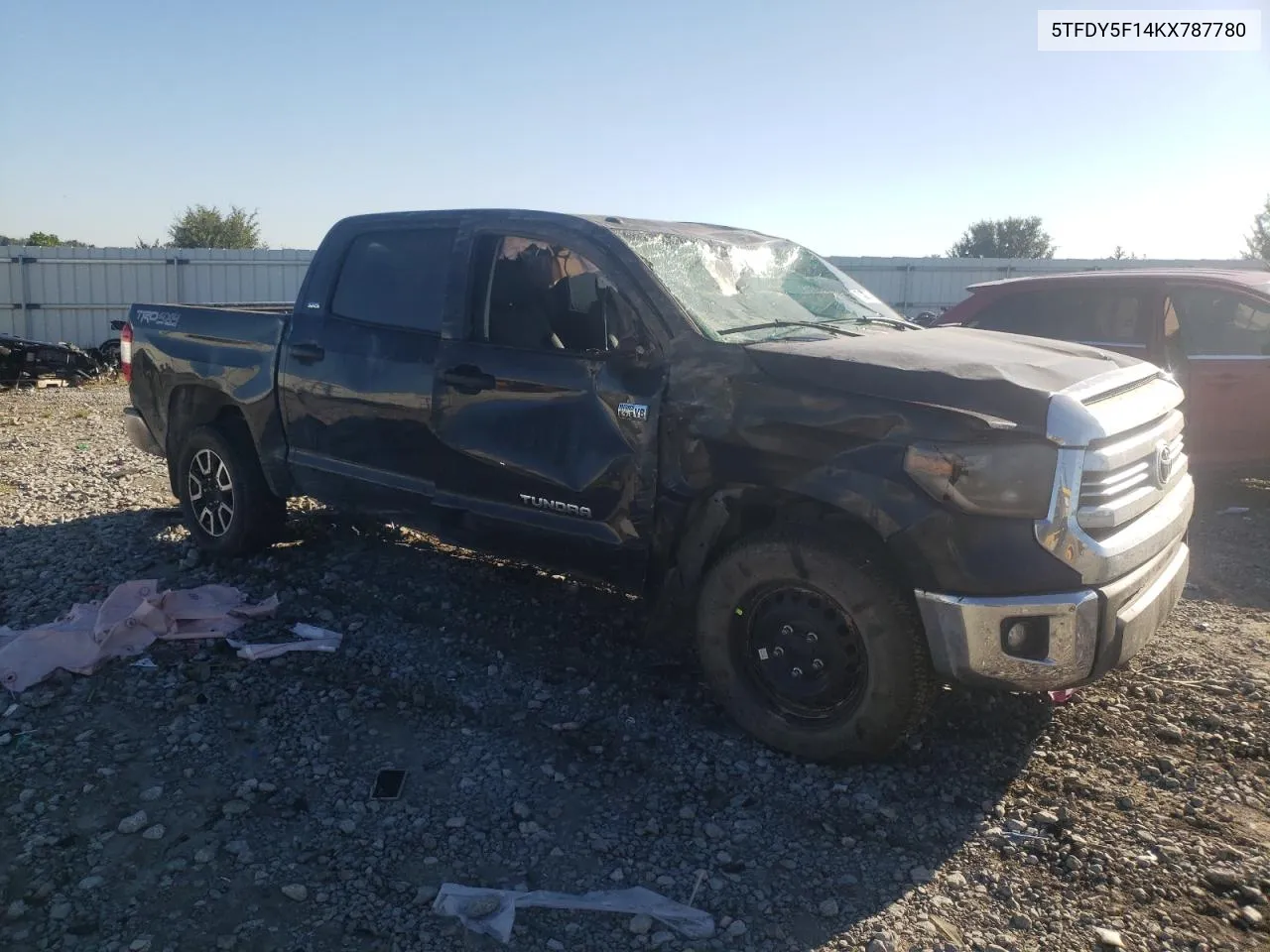 2019 Toyota Tundra Crewmax Sr5 VIN: 5TFDY5F14KX787780 Lot: 74083374