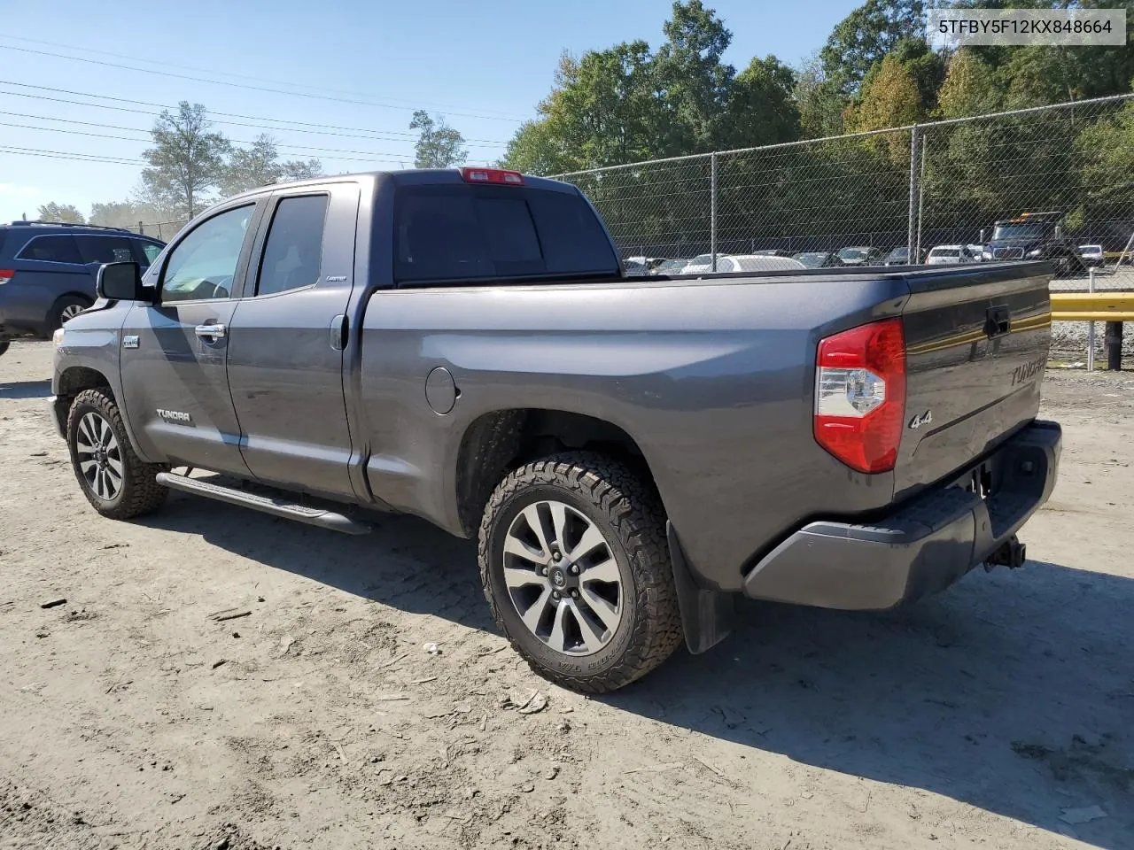 2019 Toyota Tundra Double Cab Limited VIN: 5TFBY5F12KX848664 Lot: 74131514