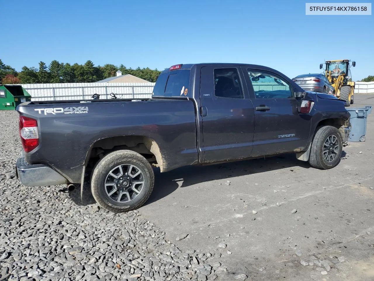 2019 Toyota Tundra Double Cab Sr VIN: 5TFUY5F14KX786158 Lot: 74180824