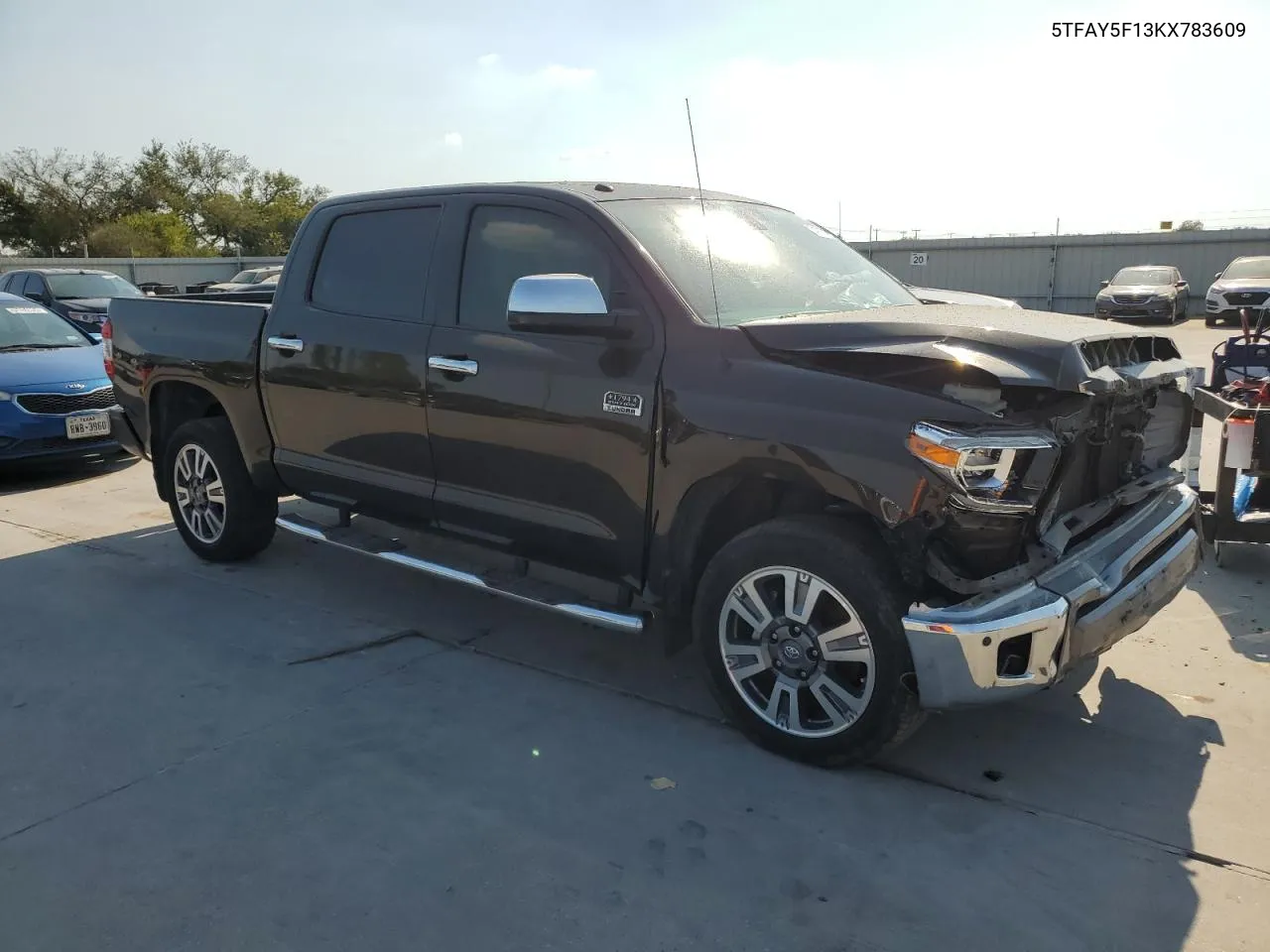 2019 Toyota Tundra Crewmax 1794 VIN: 5TFAY5F13KX783609 Lot: 74717474