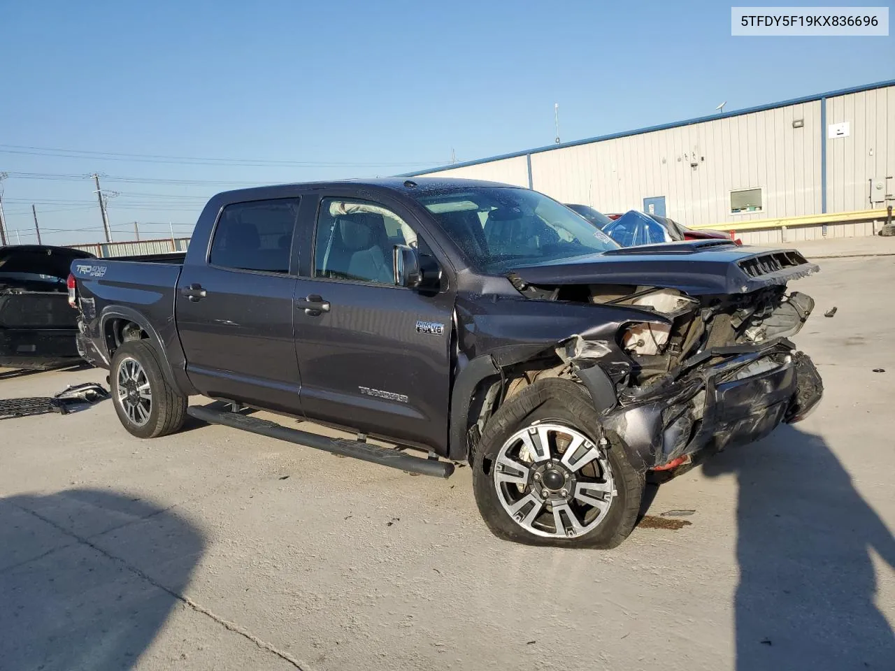 2019 Toyota Tundra Crewmax Sr5 VIN: 5TFDY5F19KX836696 Lot: 74767164