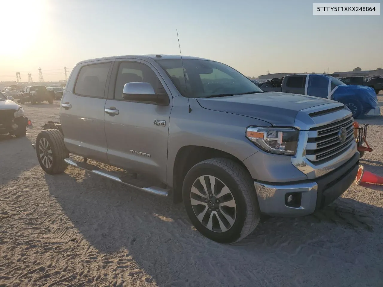 2019 Toyota Tundra Crewmax Limited VIN: 5TFFY5F1XKX248864 Lot: 74768404