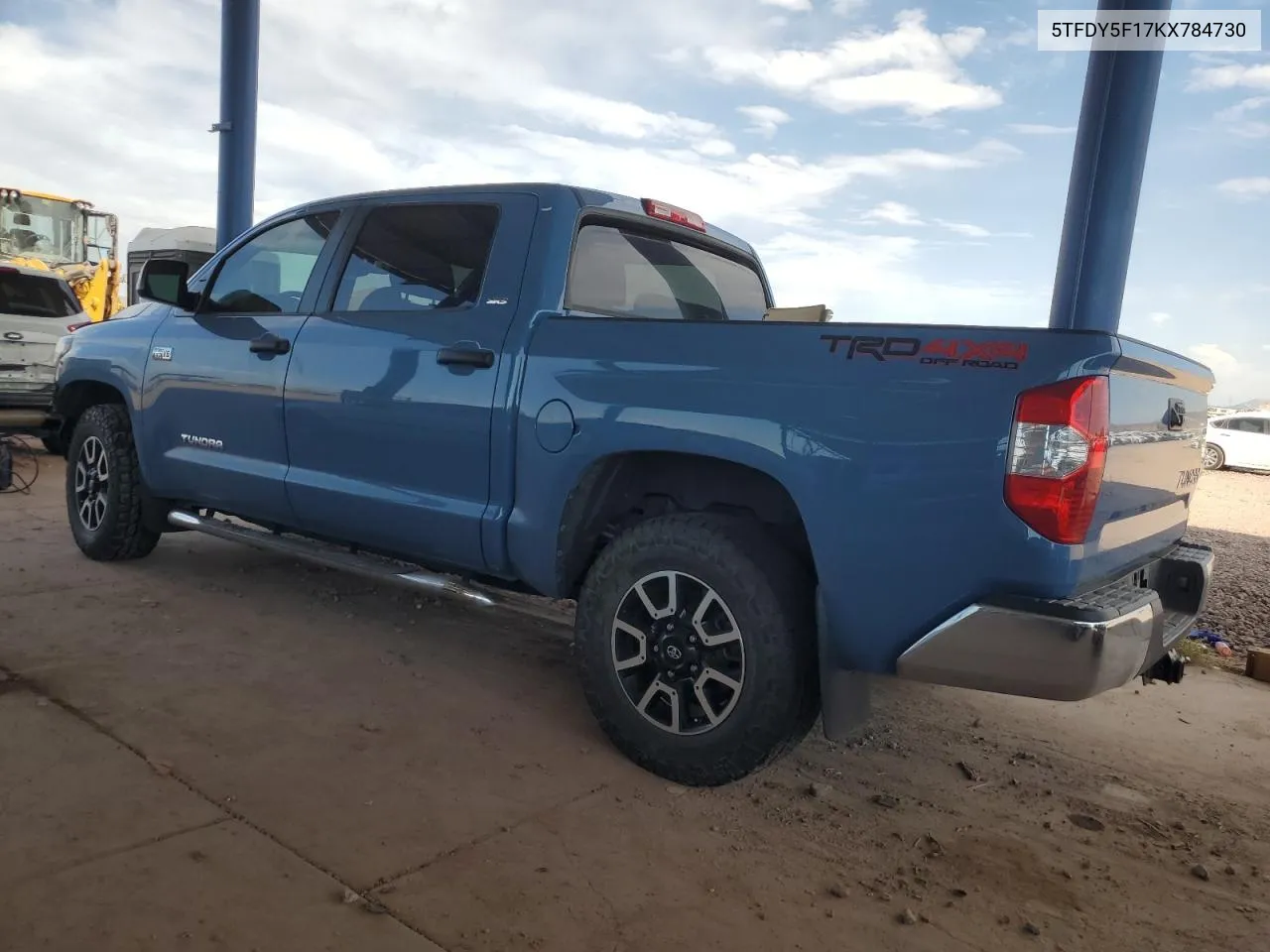 2019 Toyota Tundra Crewmax Sr5 VIN: 5TFDY5F17KX784730 Lot: 75010684