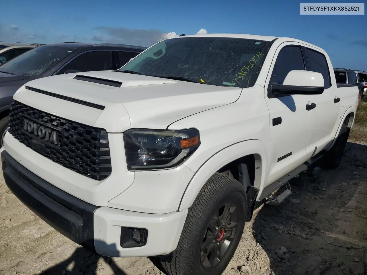 2019 Toyota Tundra Crewmax Sr5 VIN: 5TFDY5F1XKX852521 Lot: 75106004