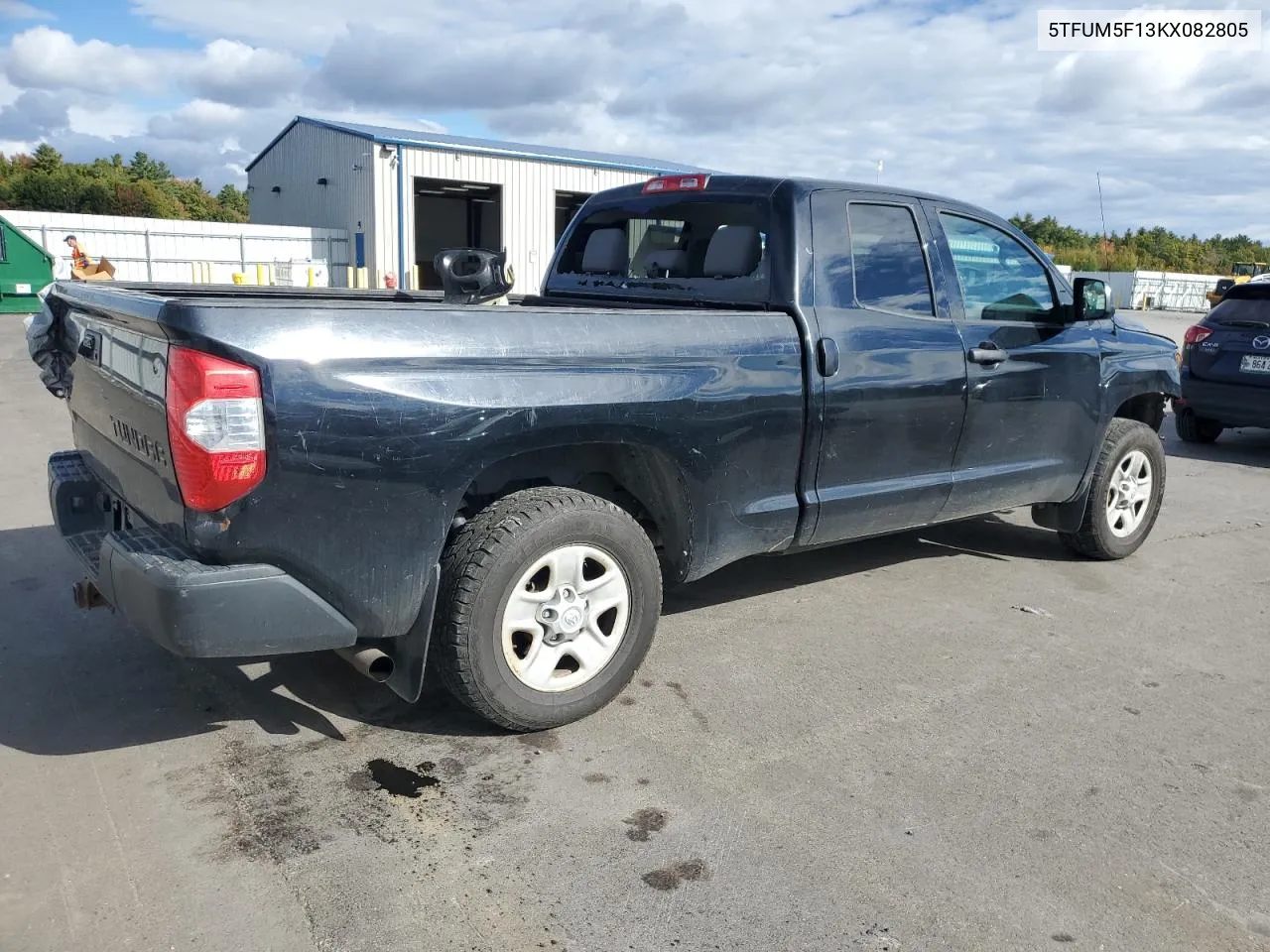 2019 Toyota Tundra Double Cab Sr VIN: 5TFUM5F13KX082805 Lot: 75438944