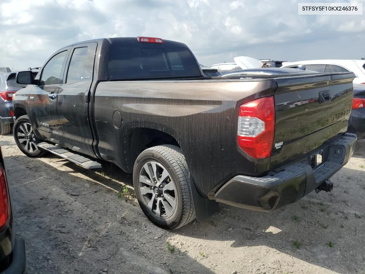 2019 Toyota Tundra Double Cab Limited VIN: 5TFSY5F10KX246376 Lot: 75479174