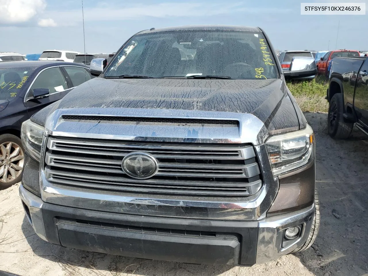 2019 Toyota Tundra Double Cab Limited VIN: 5TFSY5F10KX246376 Lot: 75479174