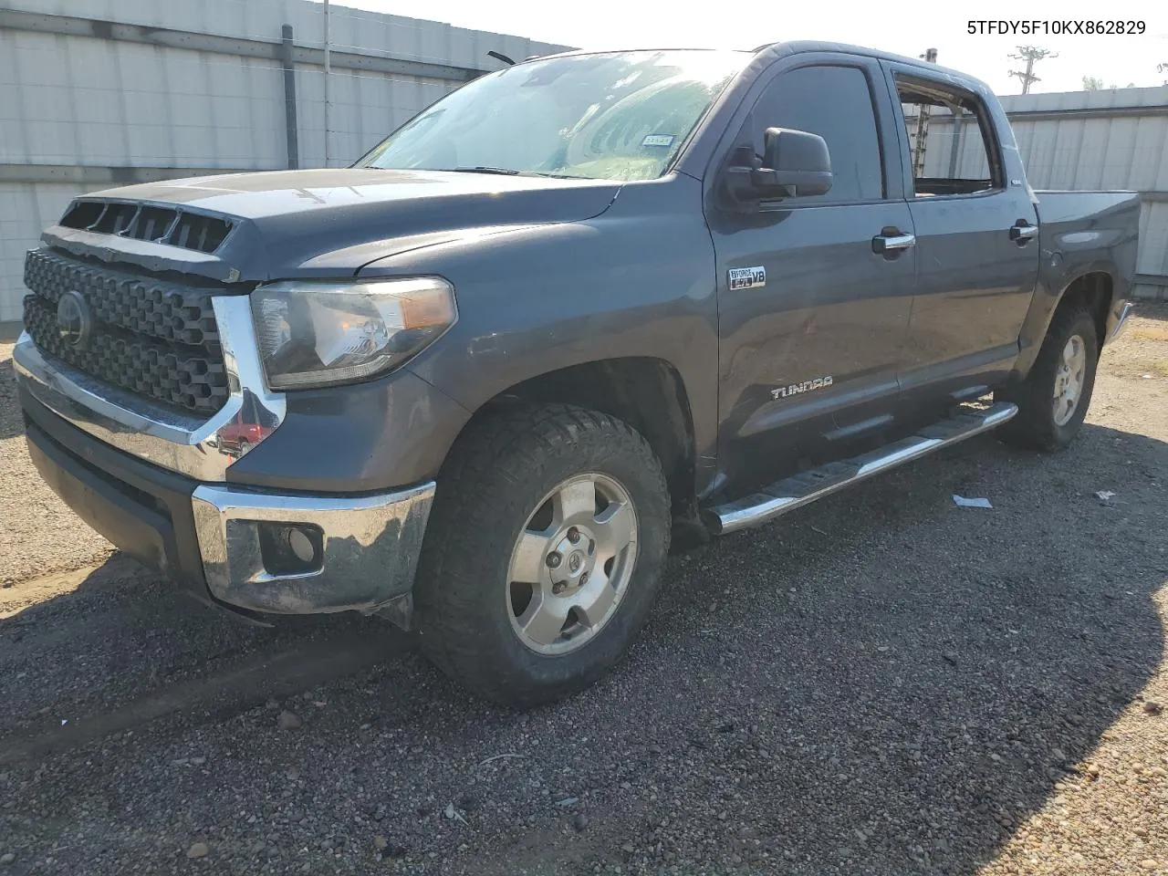 2019 Toyota Tundra Crewmax Sr5 VIN: 5TFDY5F10KX862829 Lot: 75519264