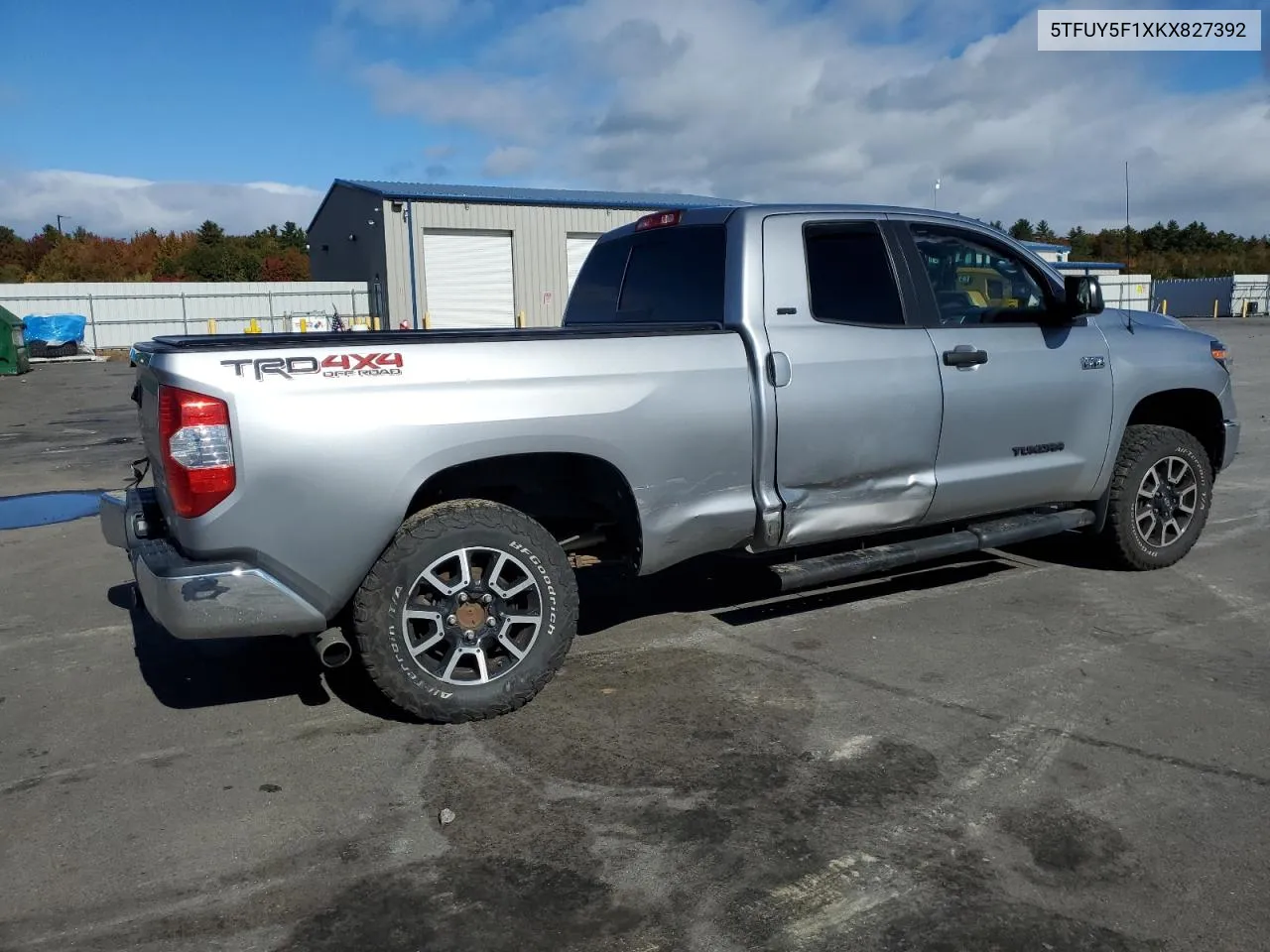 2019 Toyota Tundra Double Cab Sr VIN: 5TFUY5F1XKX827392 Lot: 76265964