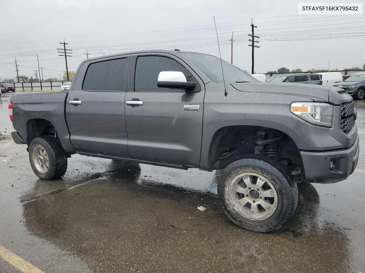 2019 Toyota Tundra Crewmax 1794 VIN: 5TFAY5F16KX795432 Lot: 76364104