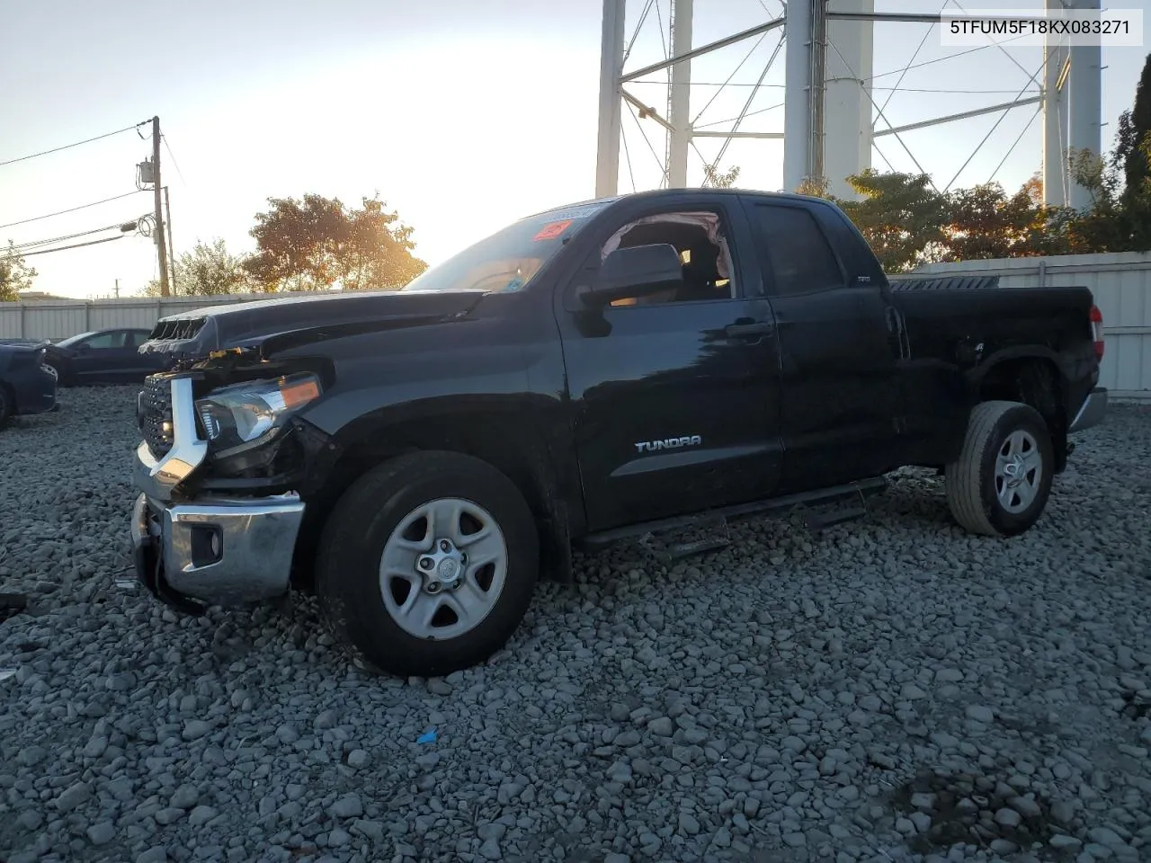 5TFUM5F18KX083271 2019 Toyota Tundra Double Cab Sr