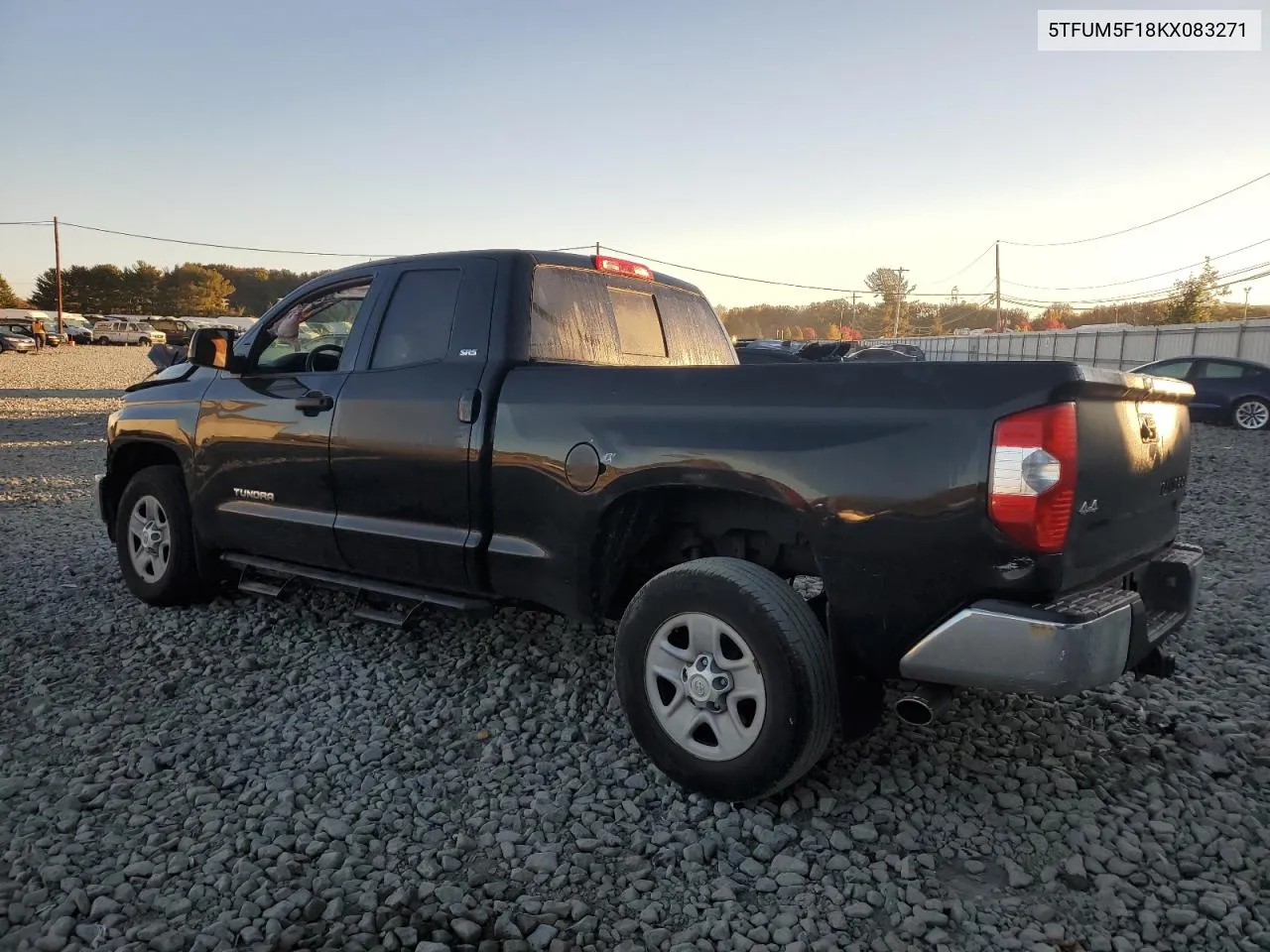 2019 Toyota Tundra Double Cab Sr VIN: 5TFUM5F18KX083271 Lot: 76589574