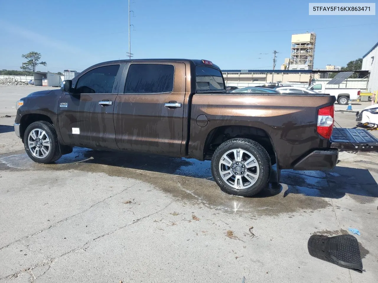 2019 Toyota Tundra Crewmax 1794 VIN: 5TFAY5F16KX863471 Lot: 76728484