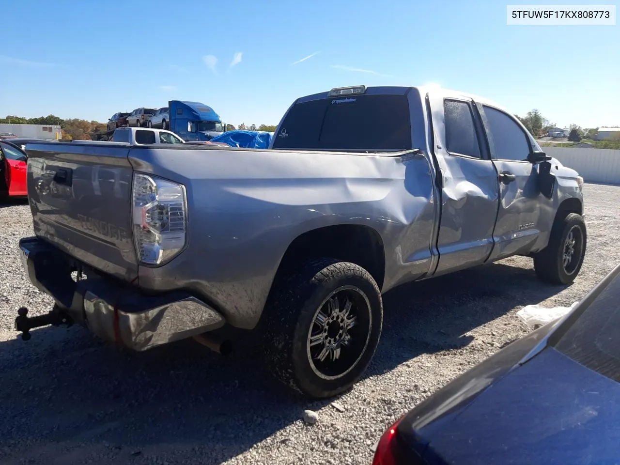 2019 Toyota Tundra Double Cab Sr VIN: 5TFUW5F17KX808773 Lot: 76770094