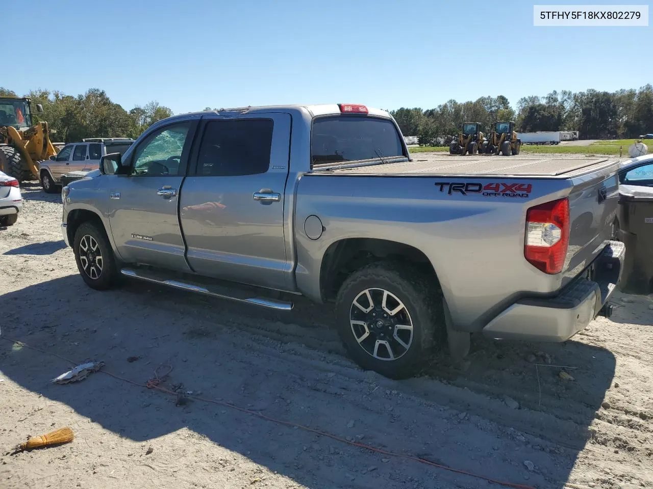 2019 Toyota Tundra Crewmax Limited VIN: 5TFHY5F18KX802279 Lot: 77067844