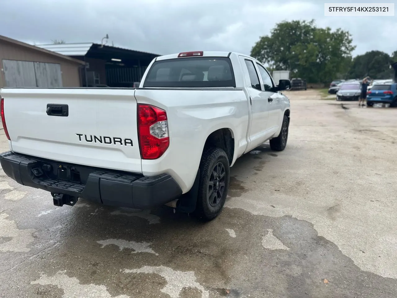 2019 Toyota Tundra Double Cab Sr VIN: 5TFRY5F14KX253121 Lot: 77811444