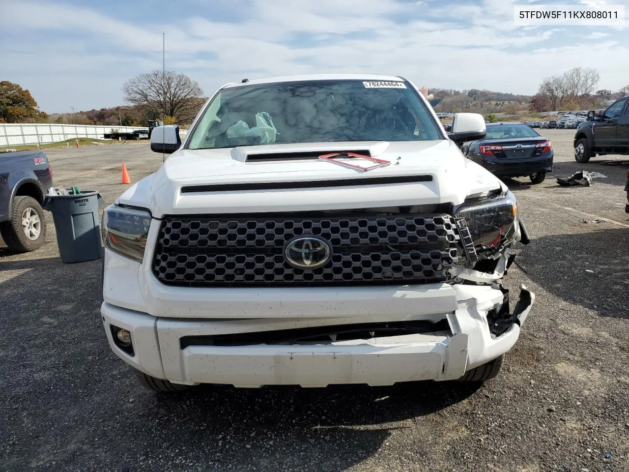 2019 Toyota Tundra Crewmax Sr5 VIN: 5TFDW5F11KX808011 Lot: 78244464