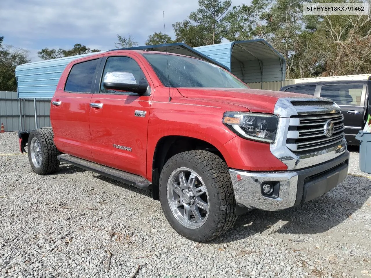 2019 Toyota Tundra Crewmax Limited VIN: 5TFHY5F18KX791462 Lot: 78314214