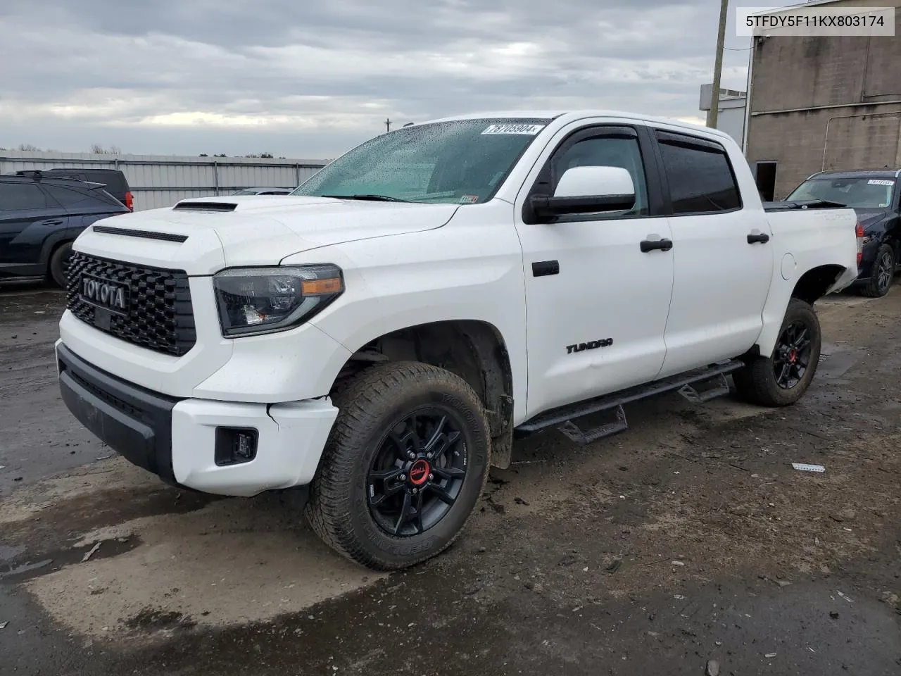 5TFDY5F11KX803174 2019 Toyota Tundra Crewmax Sr5