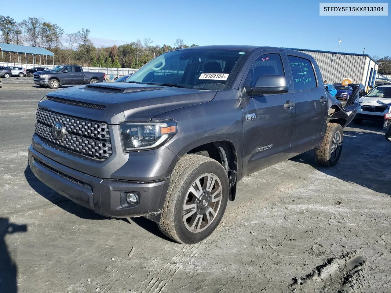 2019 Toyota Tundra Crewmax Sr5 VIN: 5TFDY5F15KX813304 Lot: 79109104