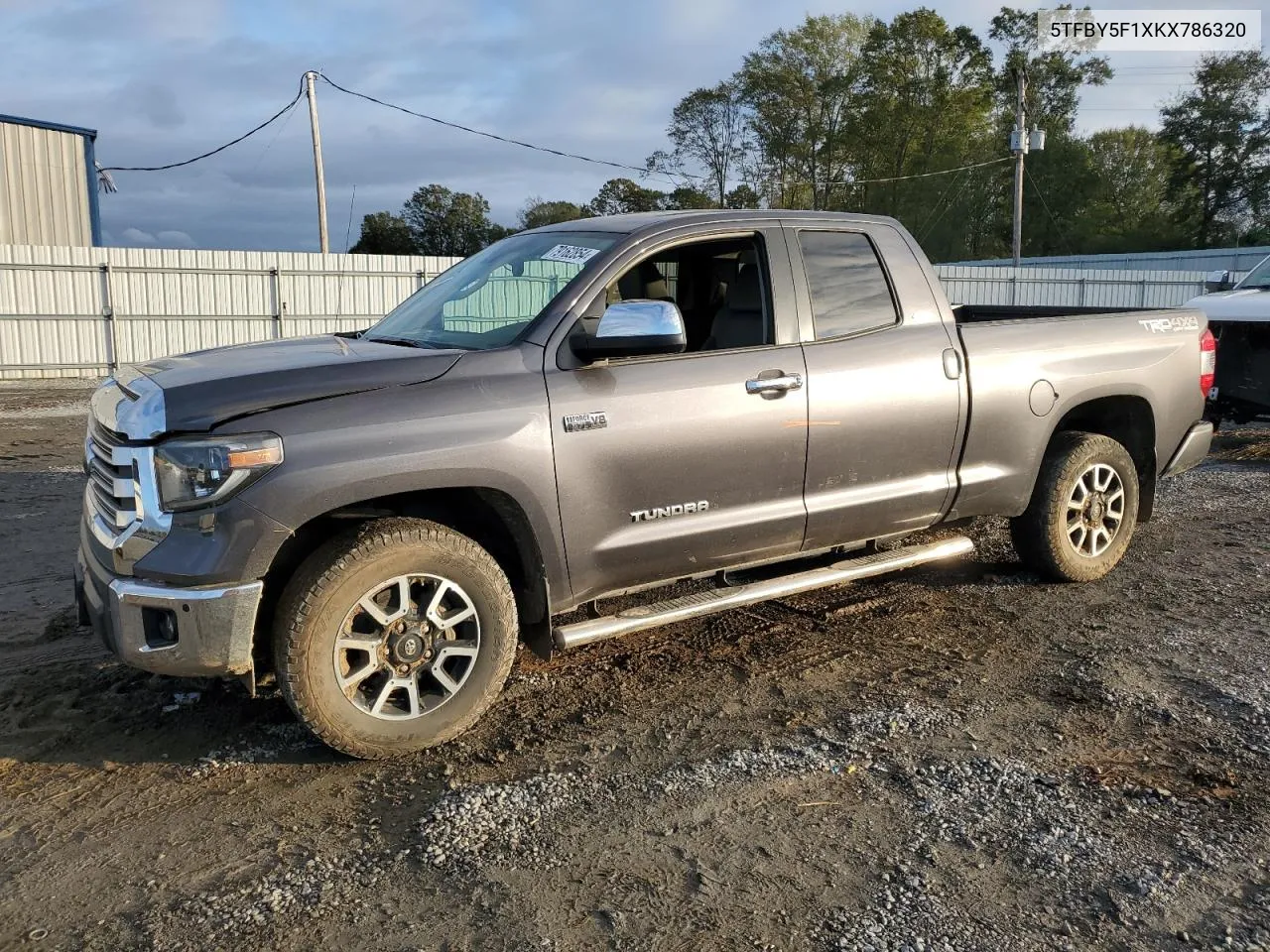 2019 Toyota Tundra Double Cab Limited VIN: 5TFBY5F1XKX786320 Lot: 79162854