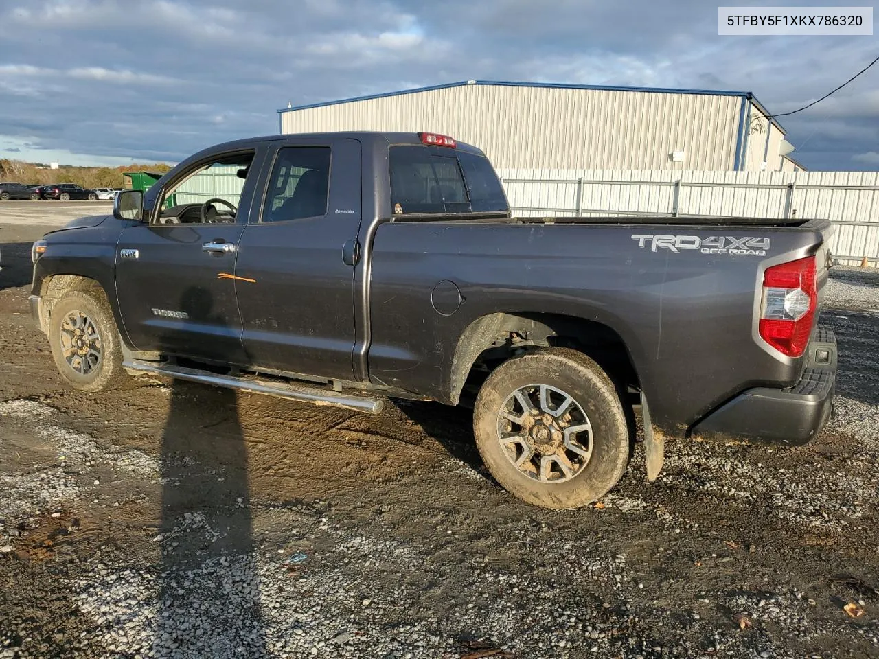 2019 Toyota Tundra Double Cab Limited VIN: 5TFBY5F1XKX786320 Lot: 79162854