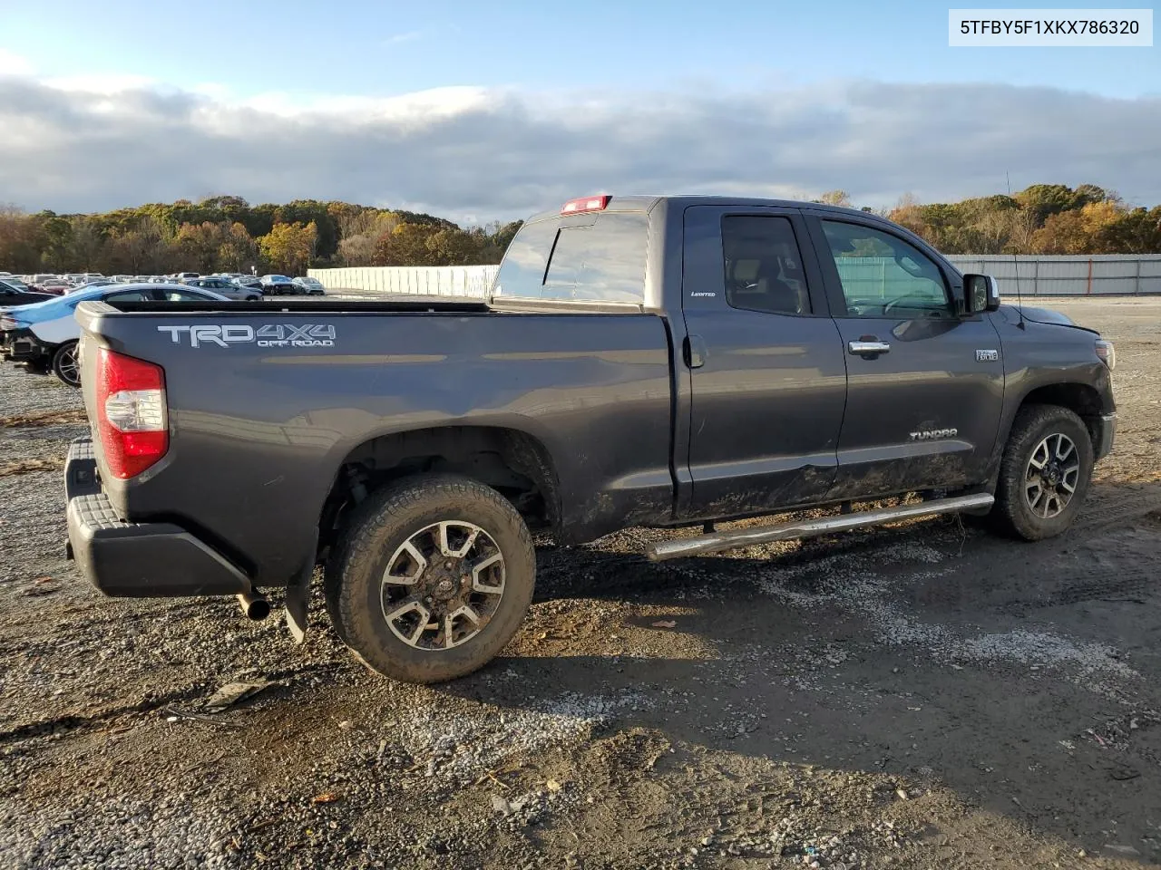 2019 Toyota Tundra Double Cab Limited VIN: 5TFBY5F1XKX786320 Lot: 79162854