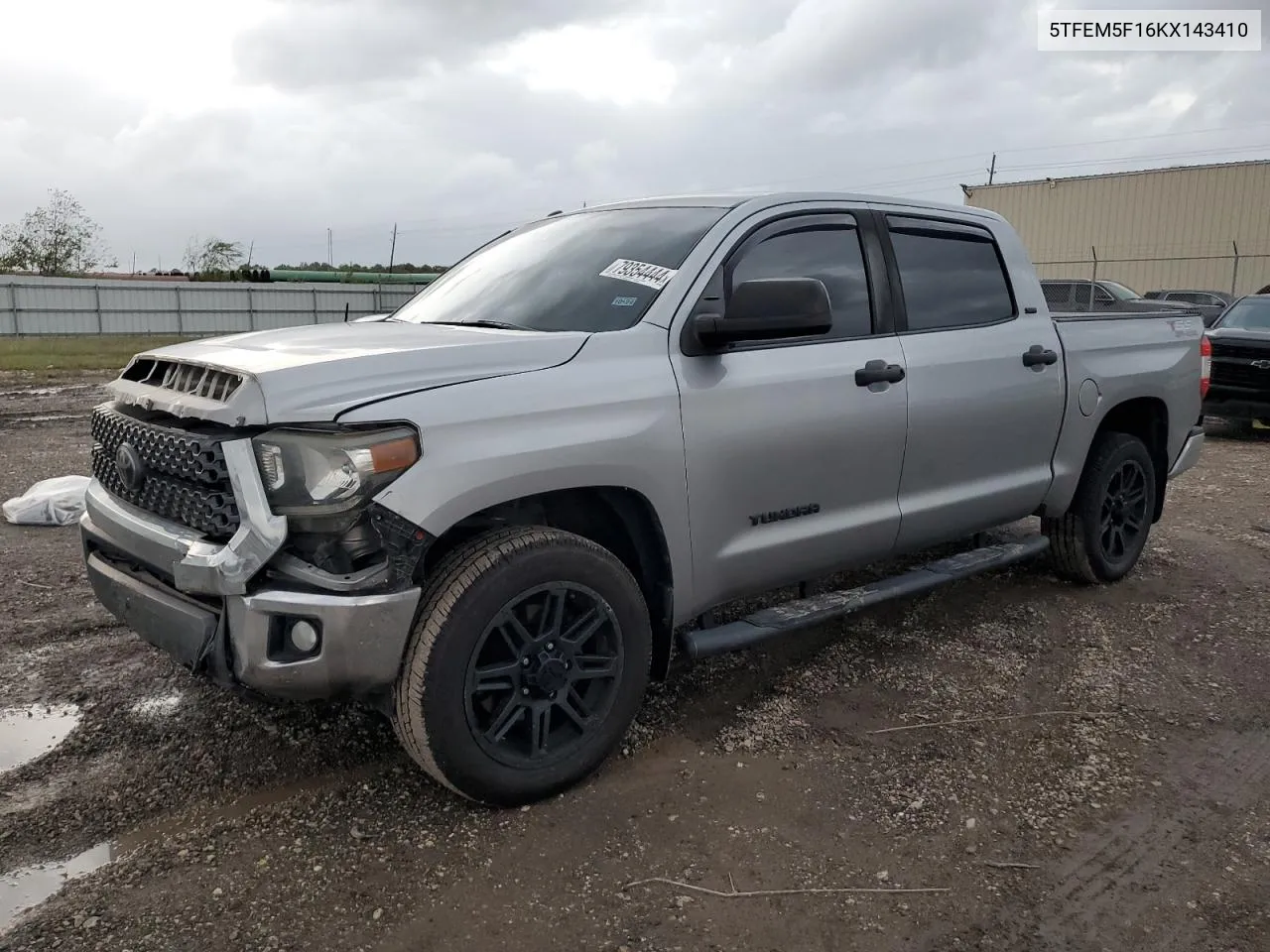 2019 Toyota Tundra Crewmax Sr5 VIN: 5TFEM5F16KX143410 Lot: 79354444