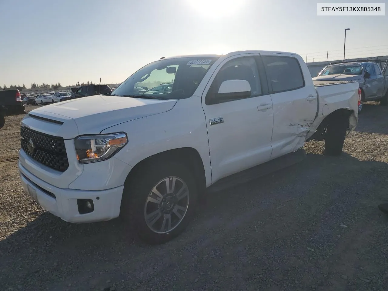 2019 Toyota Tundra Crewmax 1794 VIN: 5TFAY5F13KX805348 Lot: 80011454