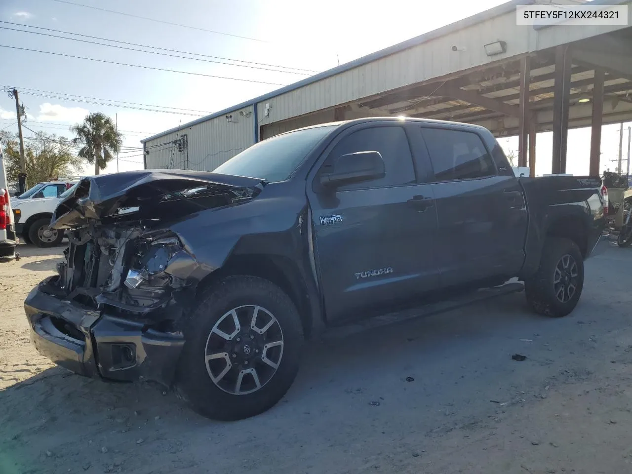 2019 Toyota Tundra Crewmax Sr5 VIN: 5TFEY5F12KX244321 Lot: 80736414