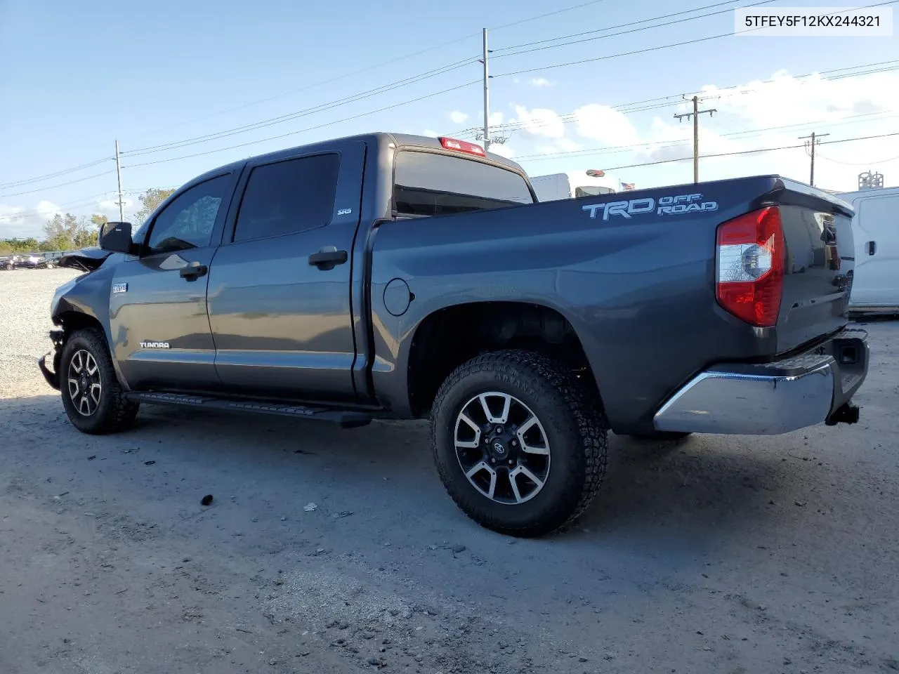 2019 Toyota Tundra Crewmax Sr5 VIN: 5TFEY5F12KX244321 Lot: 80736414