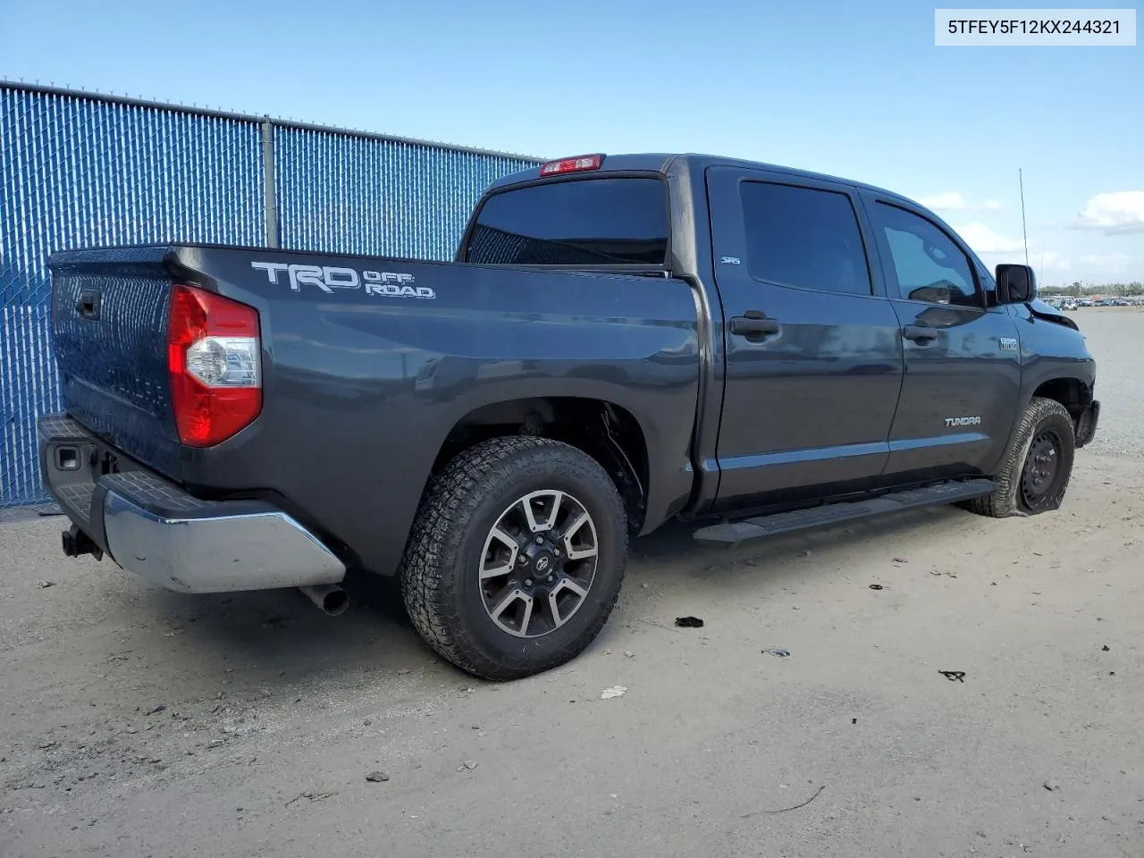 2019 Toyota Tundra Crewmax Sr5 VIN: 5TFEY5F12KX244321 Lot: 80736414