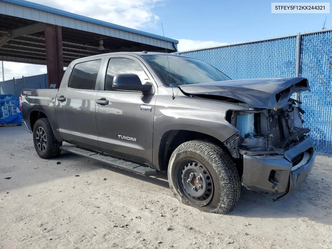 2019 Toyota Tundra Crewmax Sr5 VIN: 5TFEY5F12KX244321 Lot: 80736414