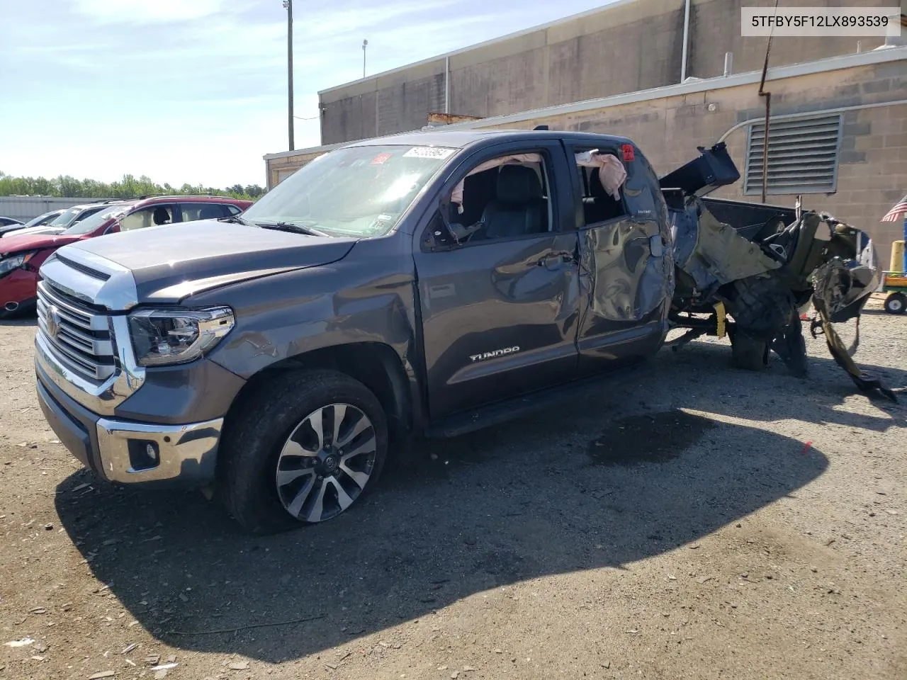 2020 Toyota Tundra Double Cab Limited VIN: 5TFBY5F12LX893539 Lot: 54555964