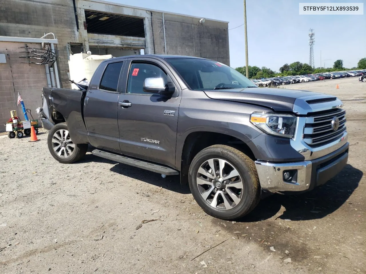 2020 Toyota Tundra Double Cab Limited VIN: 5TFBY5F12LX893539 Lot: 54555964