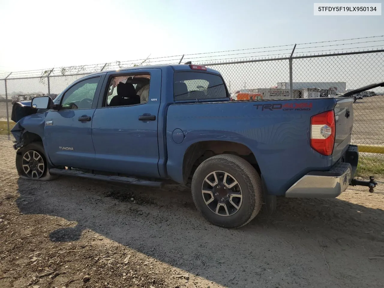 2020 Toyota Tundra Crewmax Sr5 VIN: 5TFDY5F19LX950134 Lot: 67035574