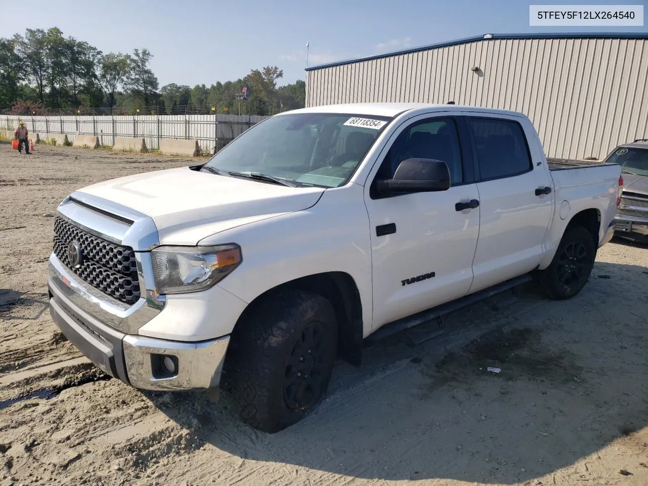 2020 Toyota Tundra Crewmax Sr5 VIN: 5TFEY5F12LX264540 Lot: 68118354