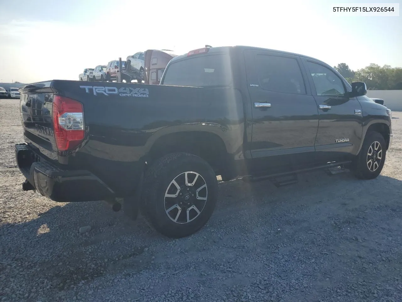 2020 Toyota Tundra Crewmax Limited VIN: 5TFHY5F15LX926544 Lot: 68693274