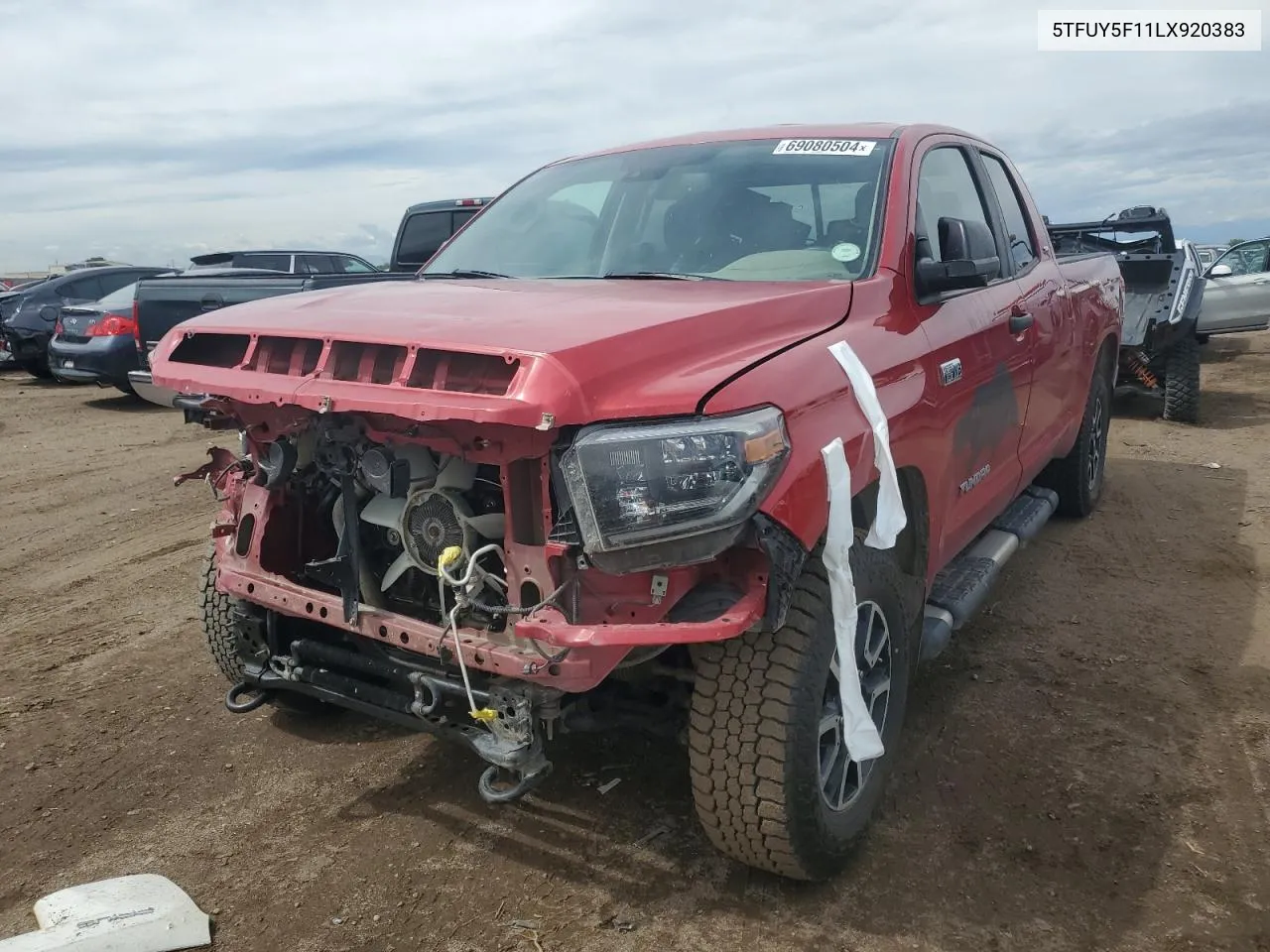 5TFUY5F11LX920383 2020 Toyota Tundra Double Cab Sr